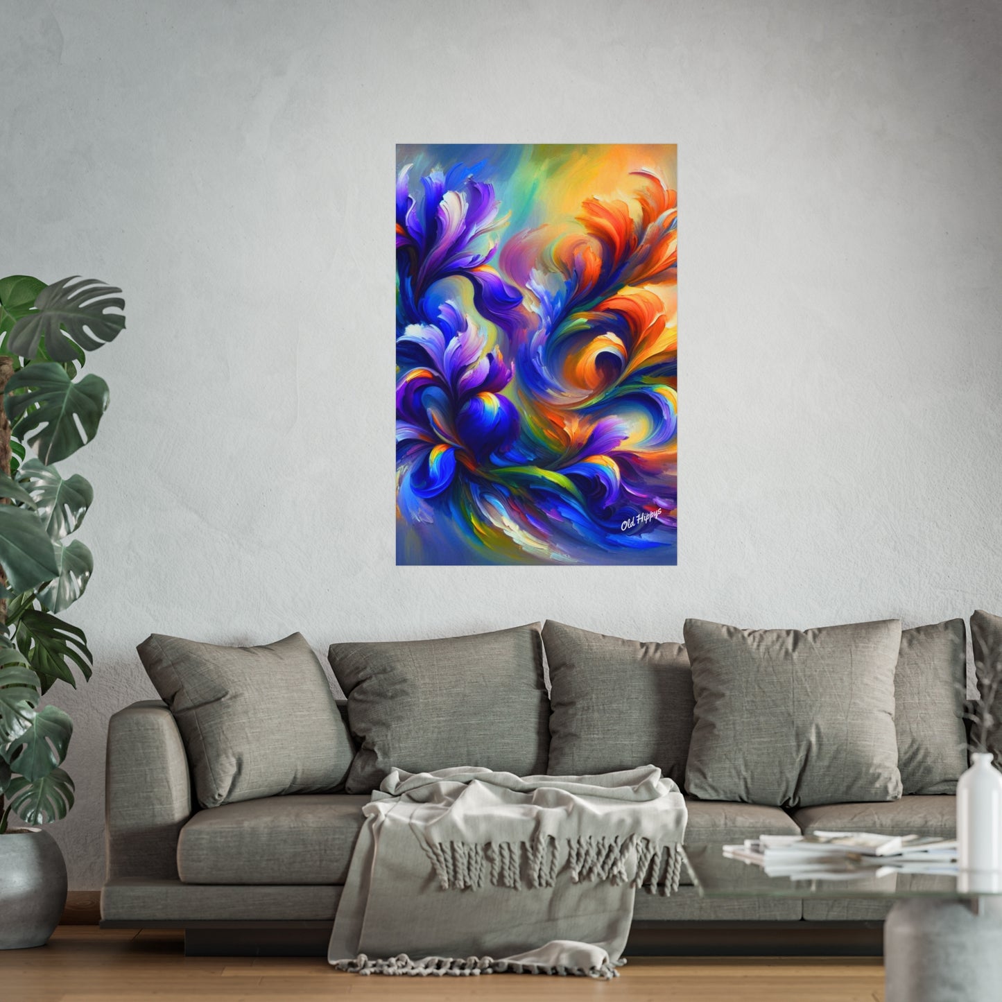 Iris Symphony Fine Art by Old Hippy