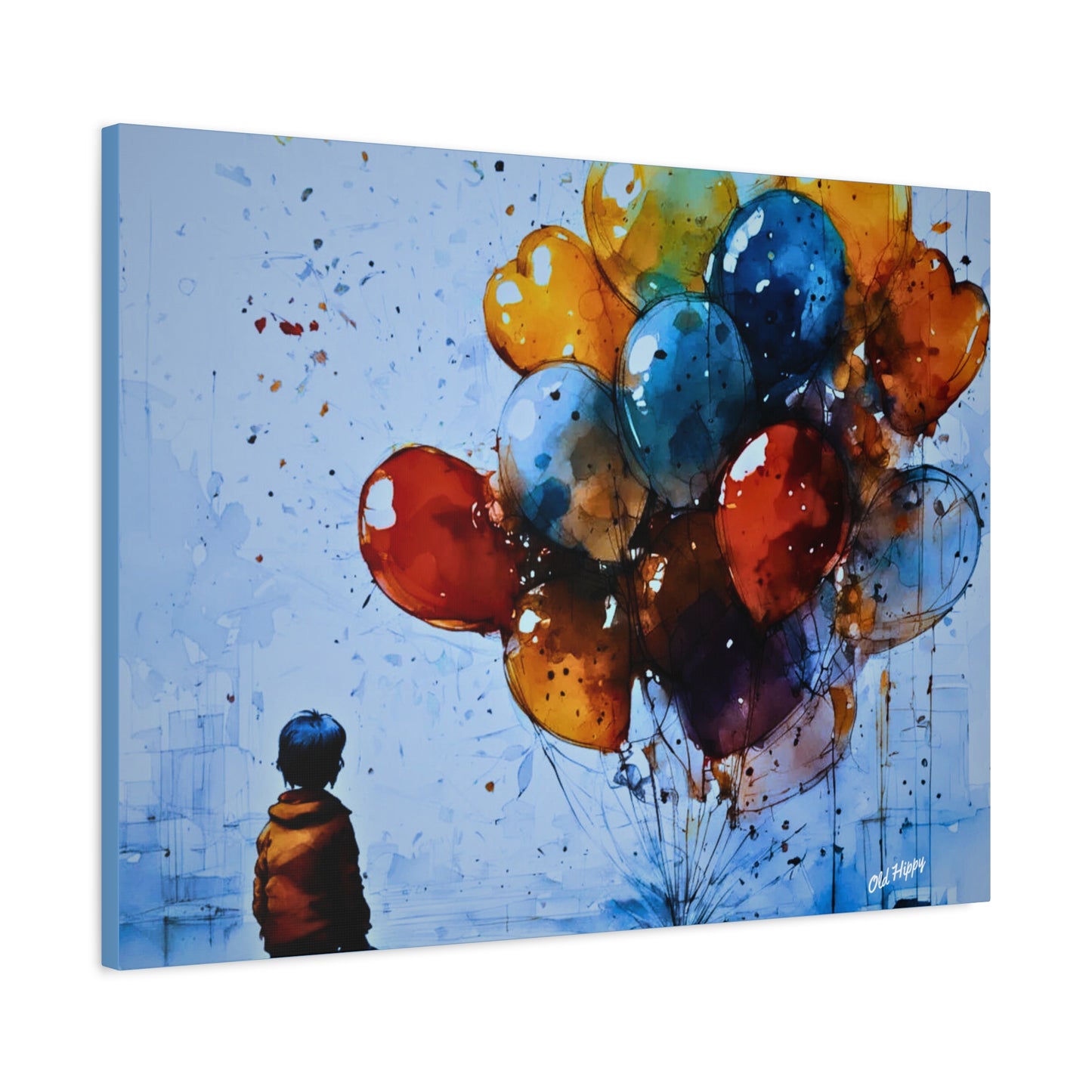 The Dreamer’s Pause Canvas AI Art by Old Hippy