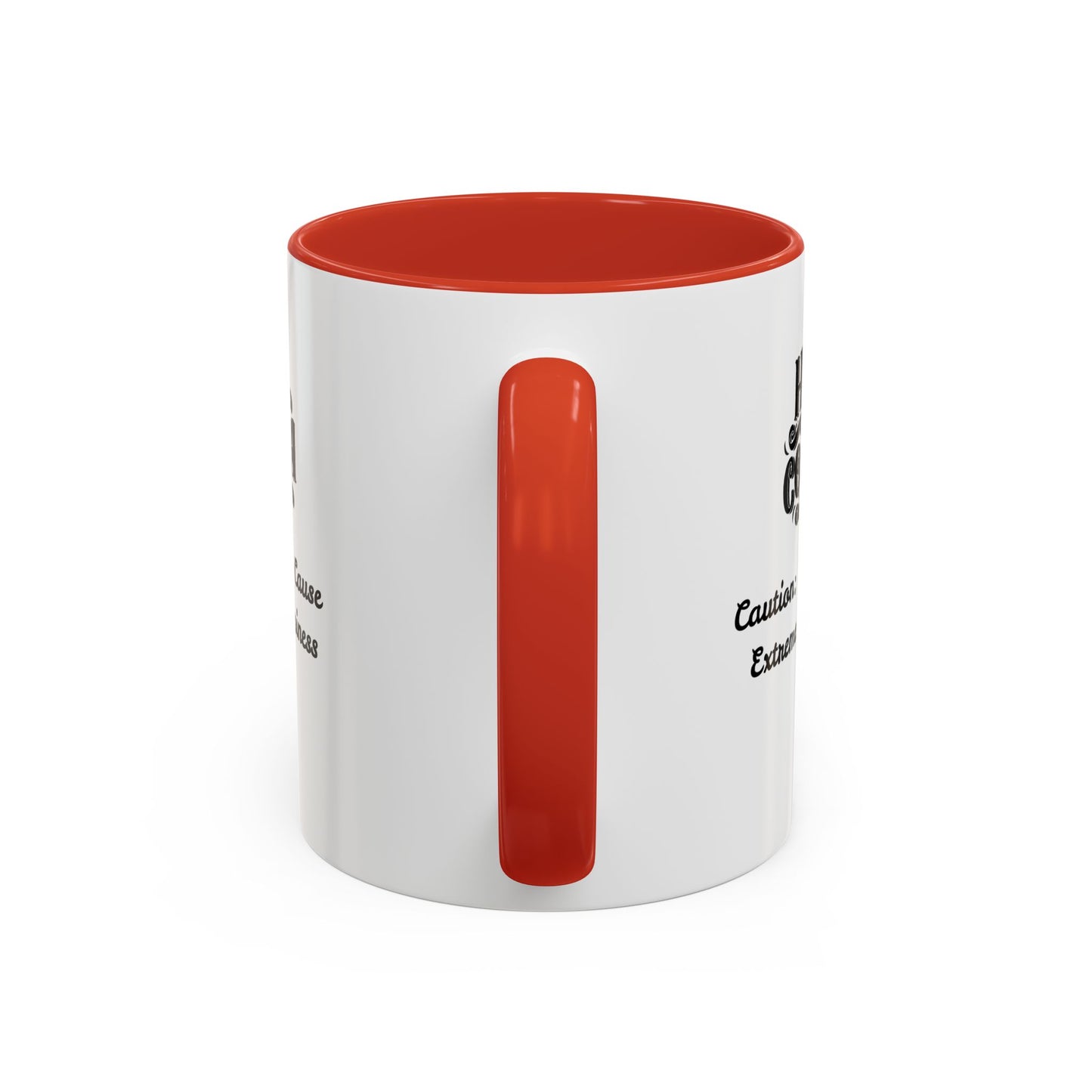 Funny Accent Hot Cocoa Mug - Caution: May Cause Extreme Happiness