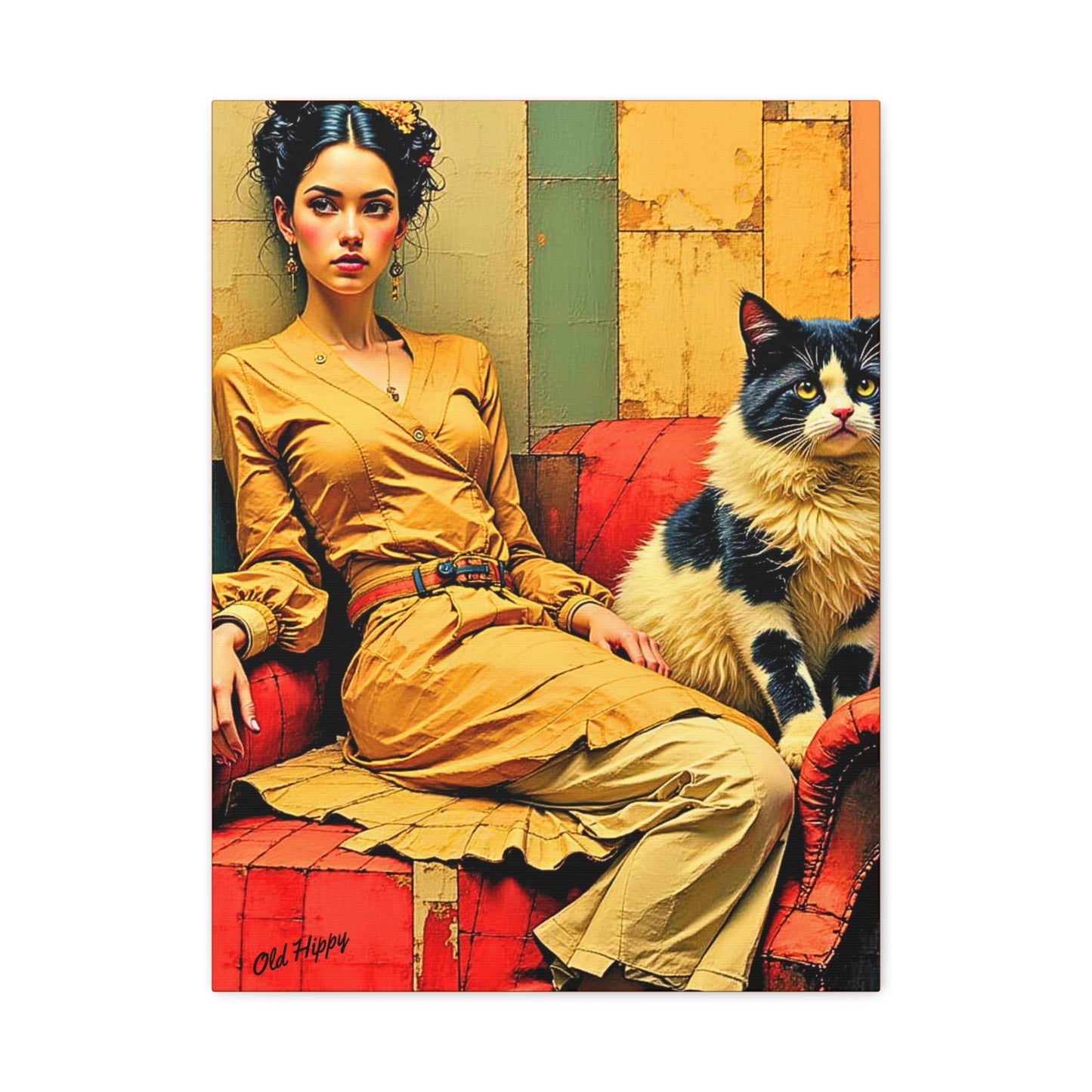 Silent Bond Canvas Print by Old Hippy
