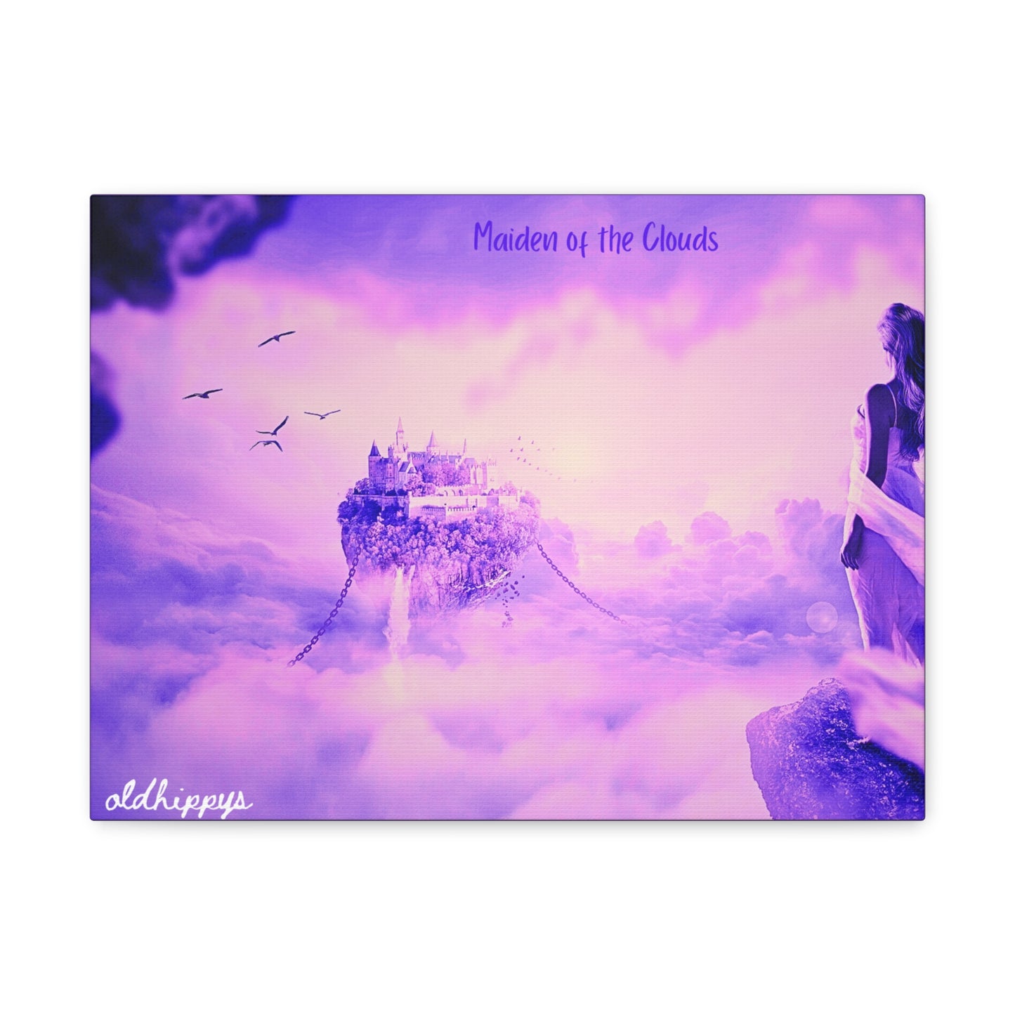 Maiden in the Clouds Canvas Gallery Wrap