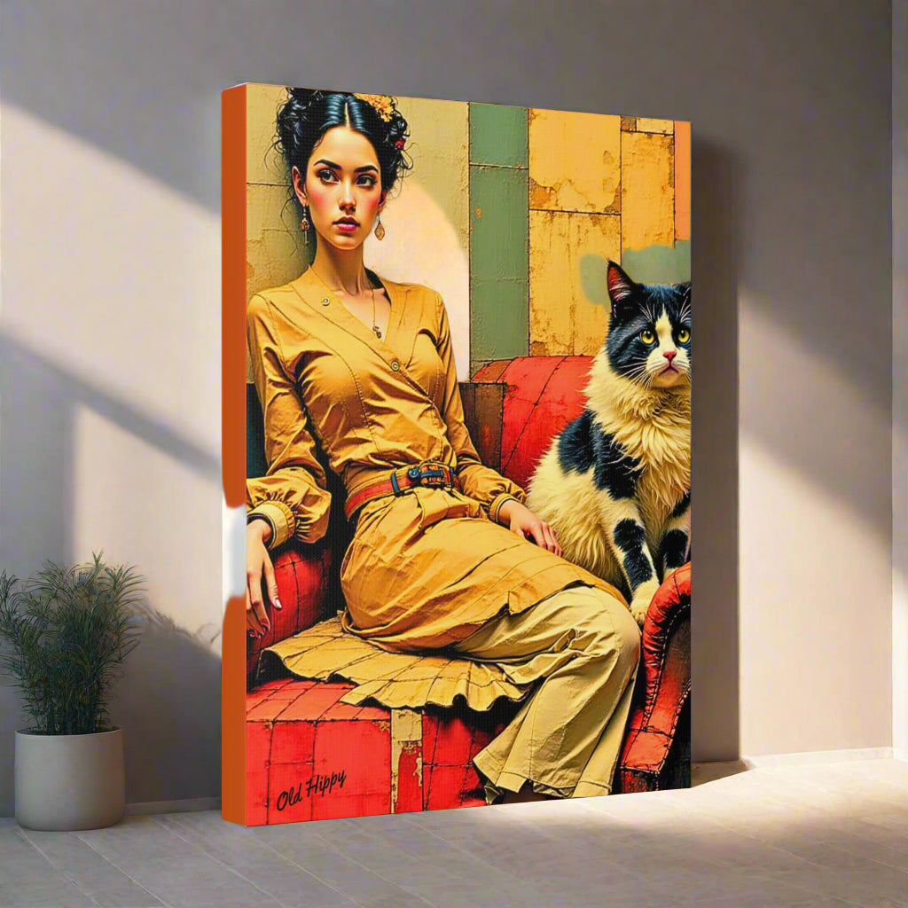 Silent Bond Canvas Print by Old Hippy