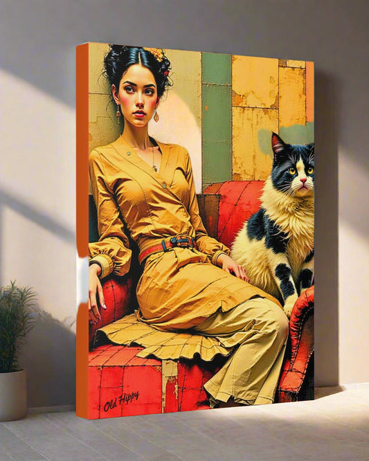 Silent Bond Canvas Print by Old Hippy