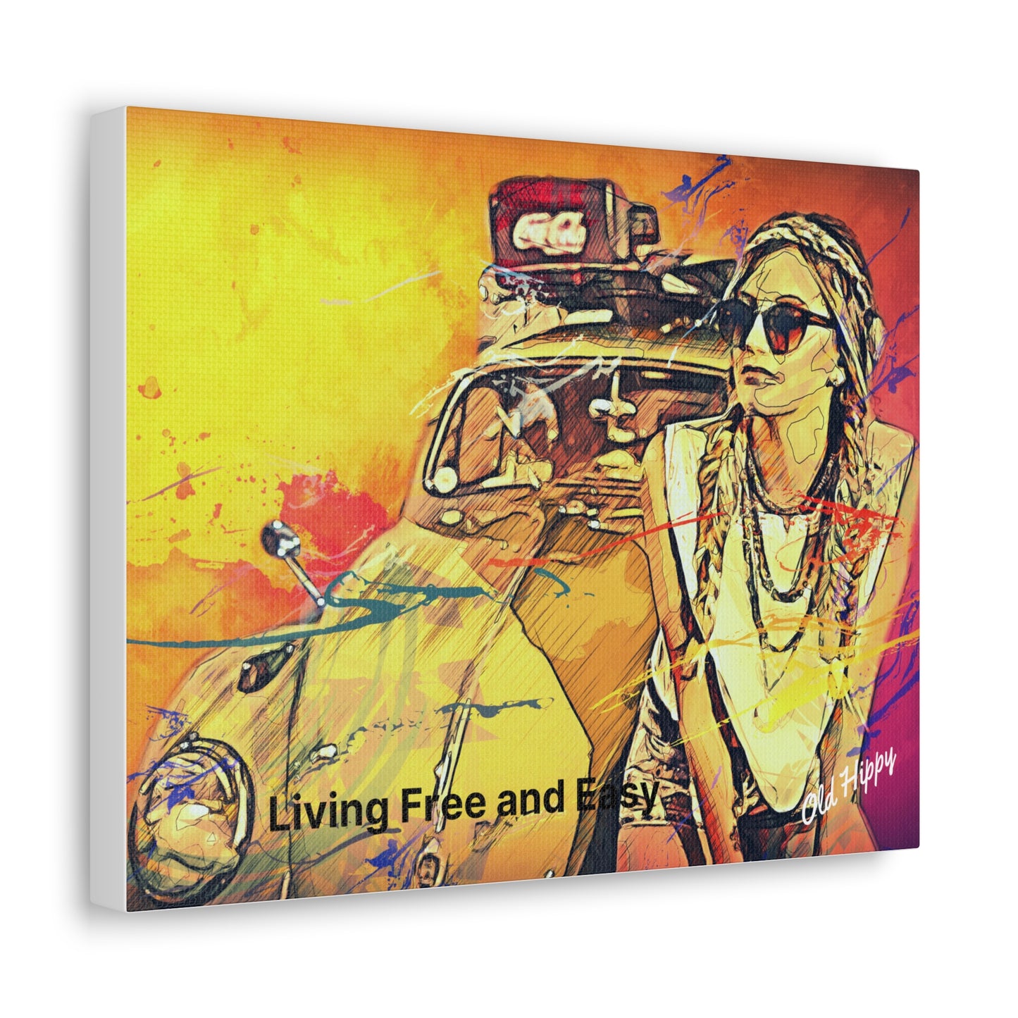 Living Free and Easy Canvas Wall Art