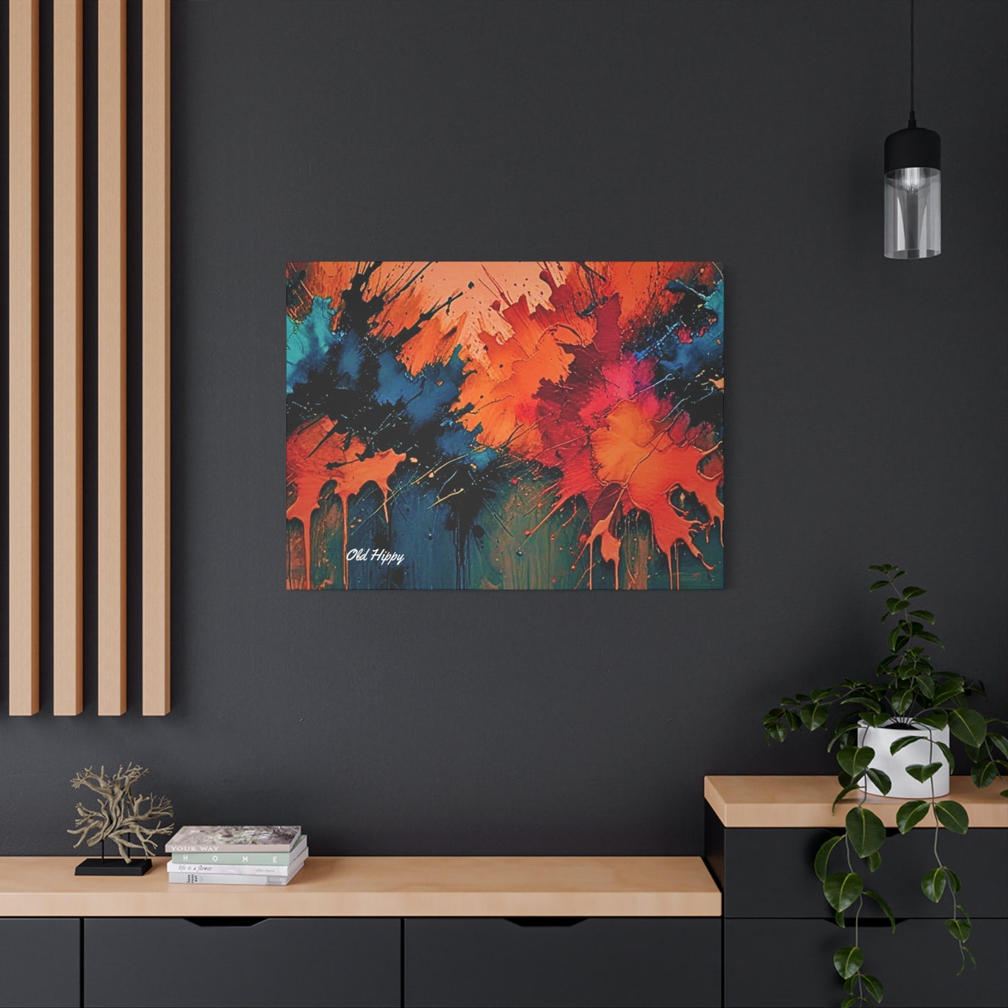 When Love Feels Like Leaving Abstract Canvas Art