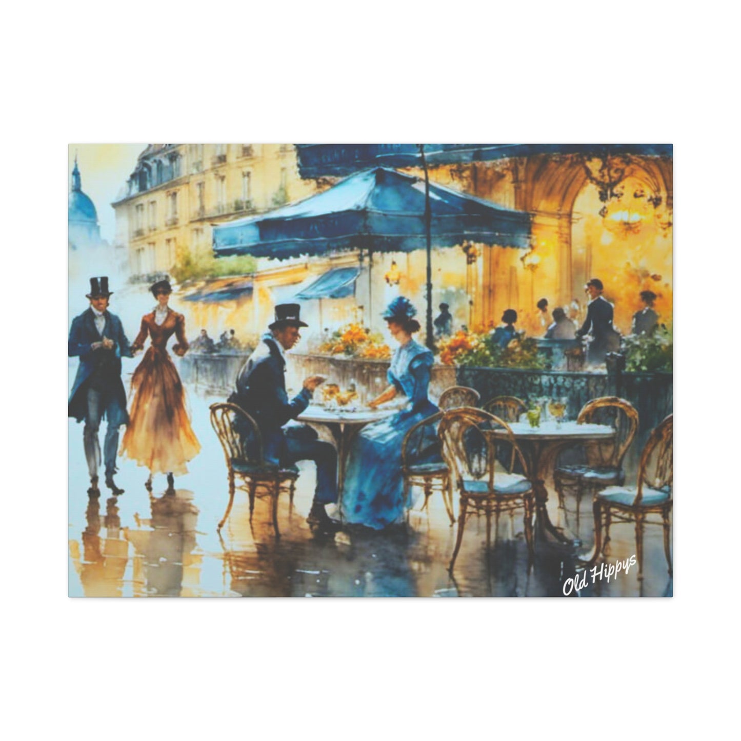 Champagne in Paris Canvas Art