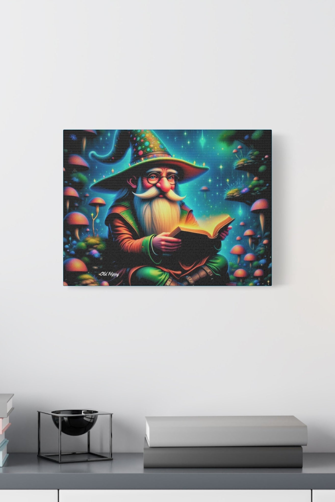 Whimsy and Wisdom in the Magic Forest Canvas Art