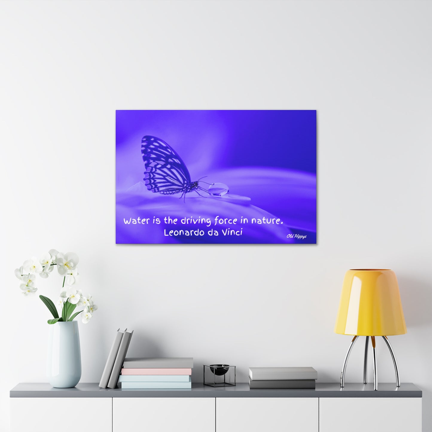 Butterfly Water life Source Canvas Wrap