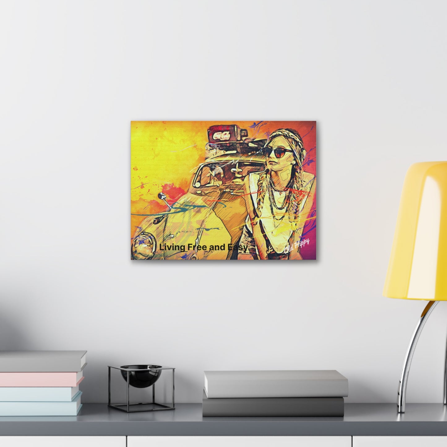 Living Free and Easy Canvas Wall Art