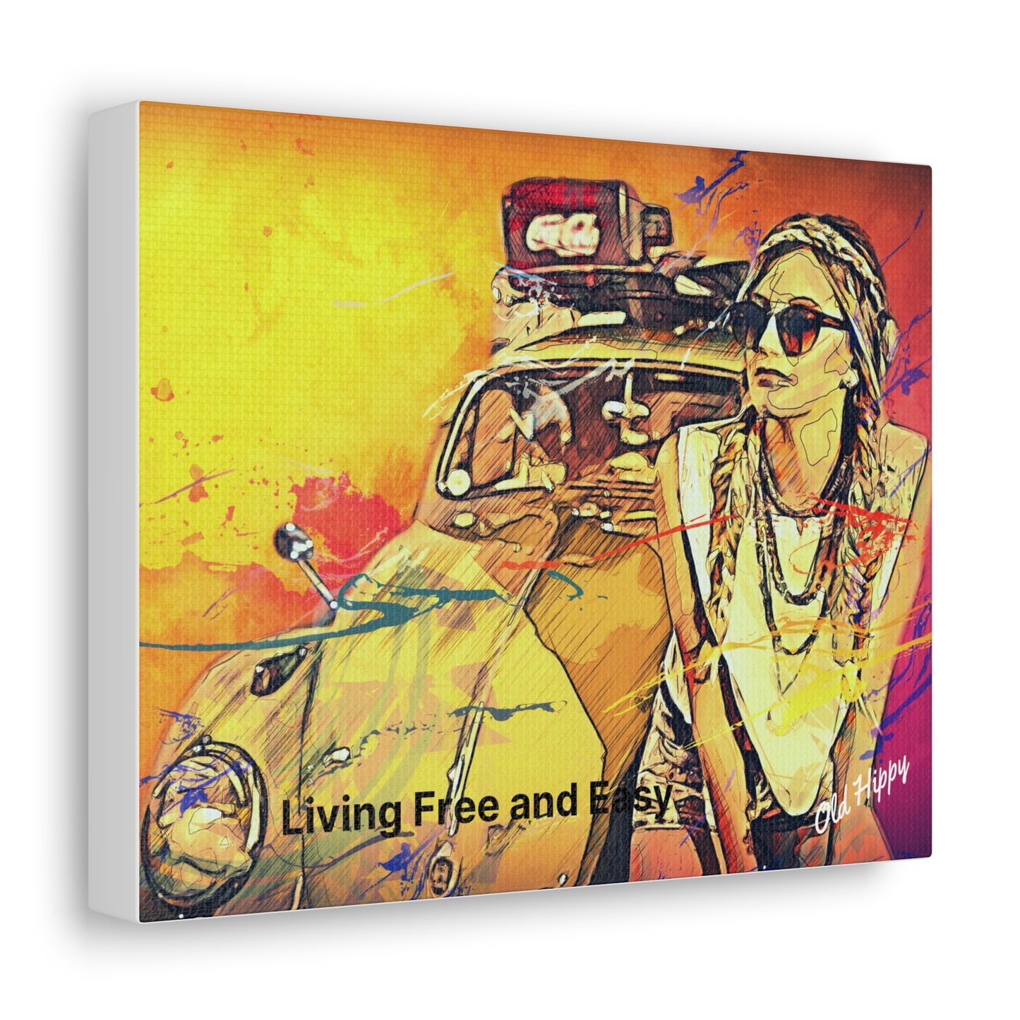 Living Free and Easy Canvas Wall Art