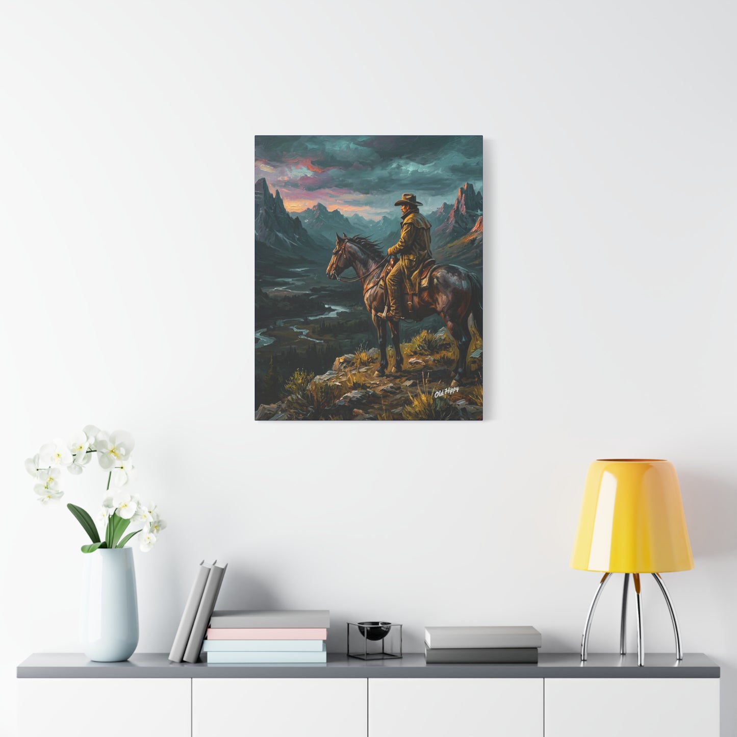 High Country Rider AI Canvas by Old Hippy