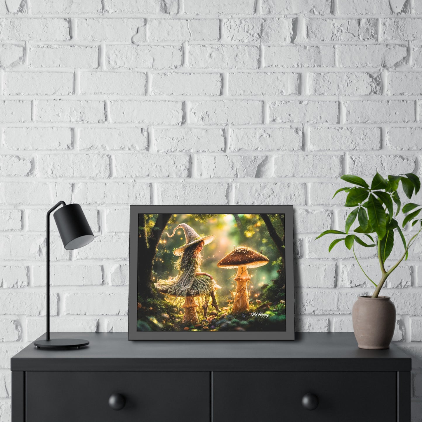 Mistress of the Enchanted Forest Wood Framed Quality Poster Print