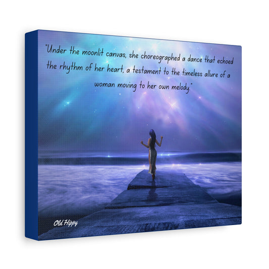 Moving to Her Own Melody Canvas