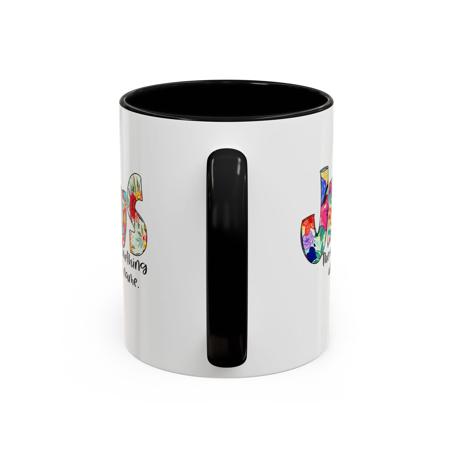 Colorful Jesus Accent Coffee Mug - 11oz & 15oz - Perfect for Faith Lovers