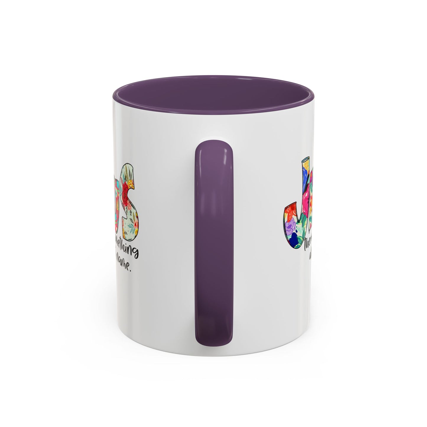 Colorful Jesus Accent Coffee Mug - 11oz & 15oz - Perfect for Faith Lovers