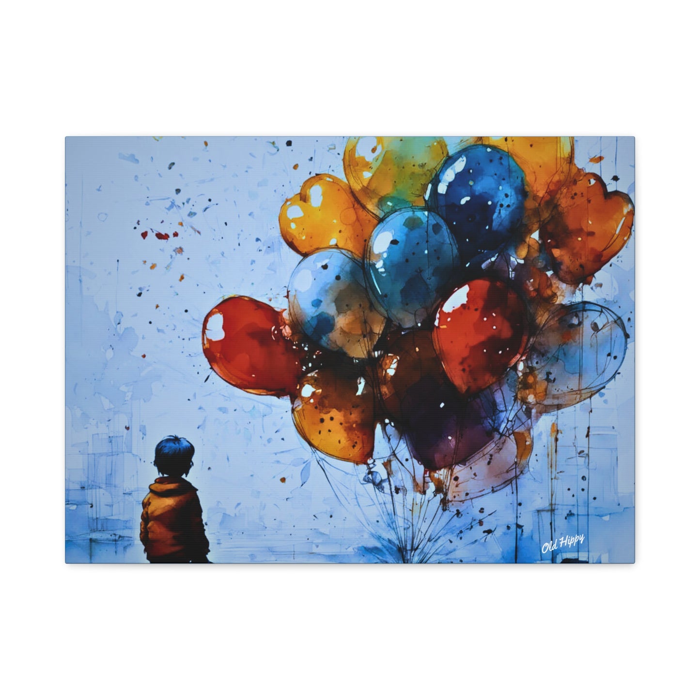The Dreamer’s Pause Canvas AI Art by Old Hippy