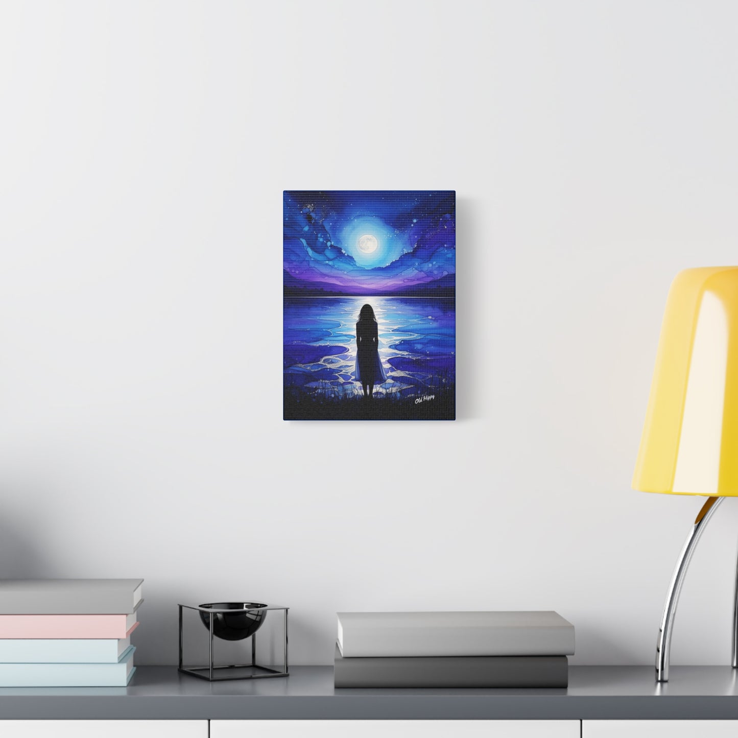 Moonlight Reverie- Canvas AI Art by Old Hippy
