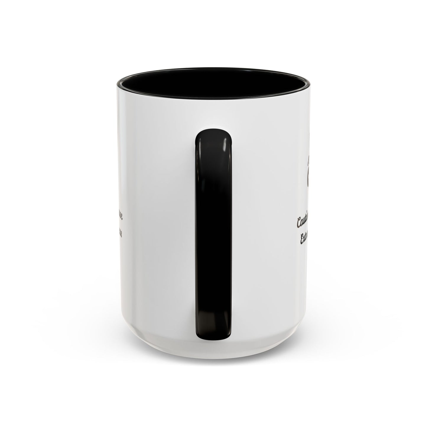 Funny Accent Hot Cocoa Mug - Caution: May Cause Extreme Happiness