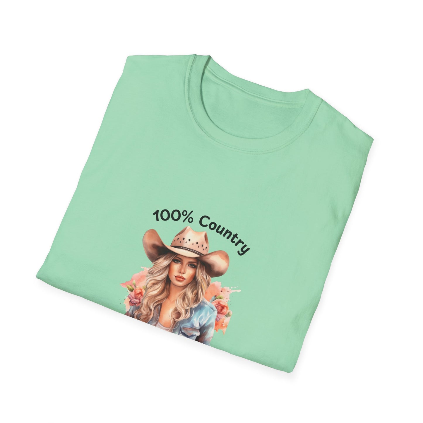 100% Country Softstyle T-Shirt