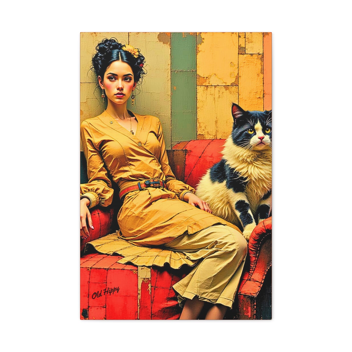 Silent Bond Canvas Print by Old Hippy