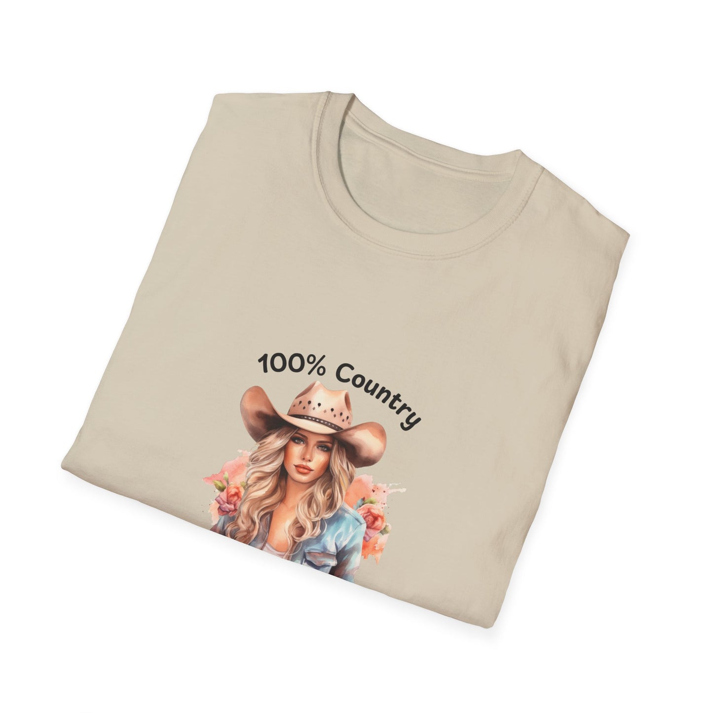 100% Country Softstyle T-Shirt