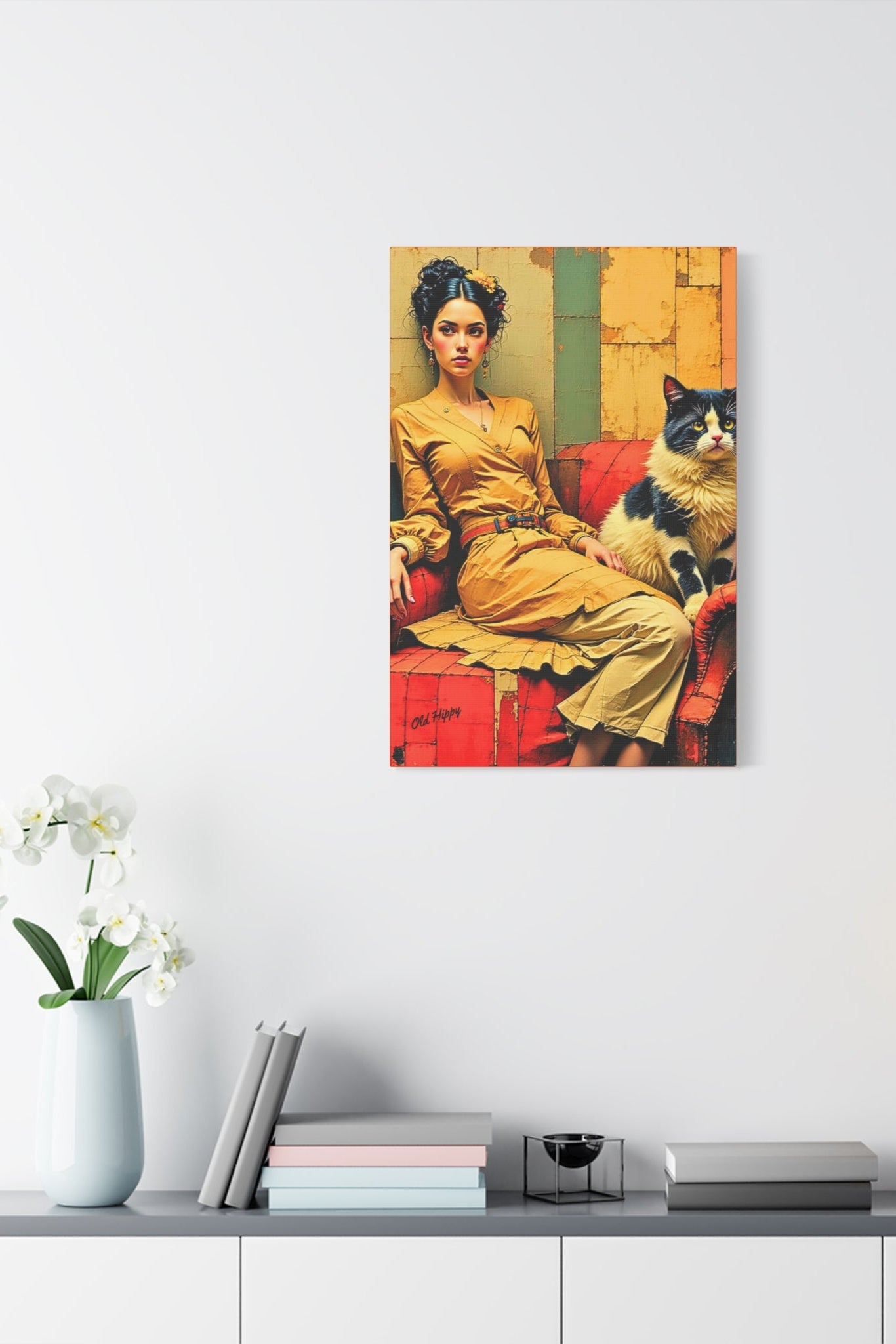 Silent Bond Canvas Print by Old Hippy