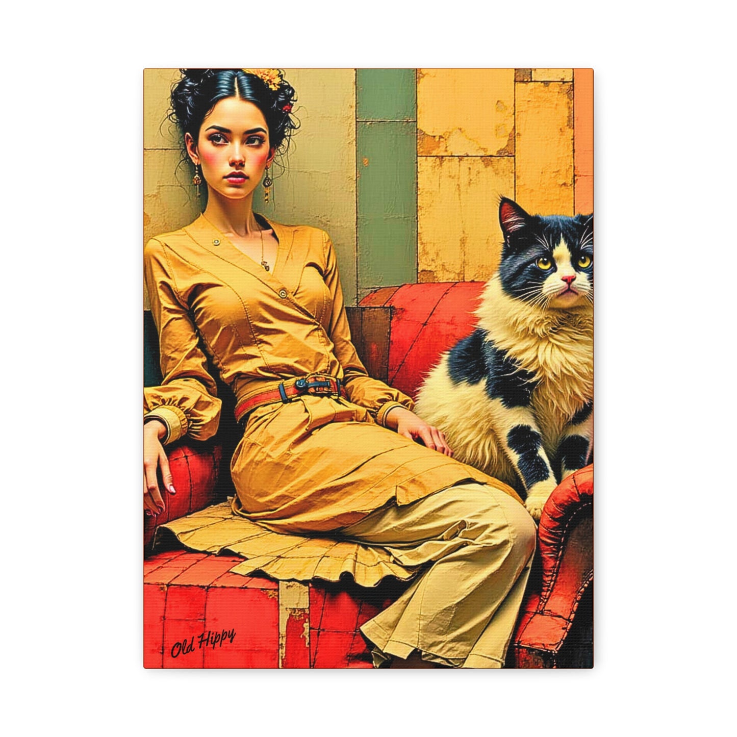 Silent Bond Canvas Print by Old Hippy