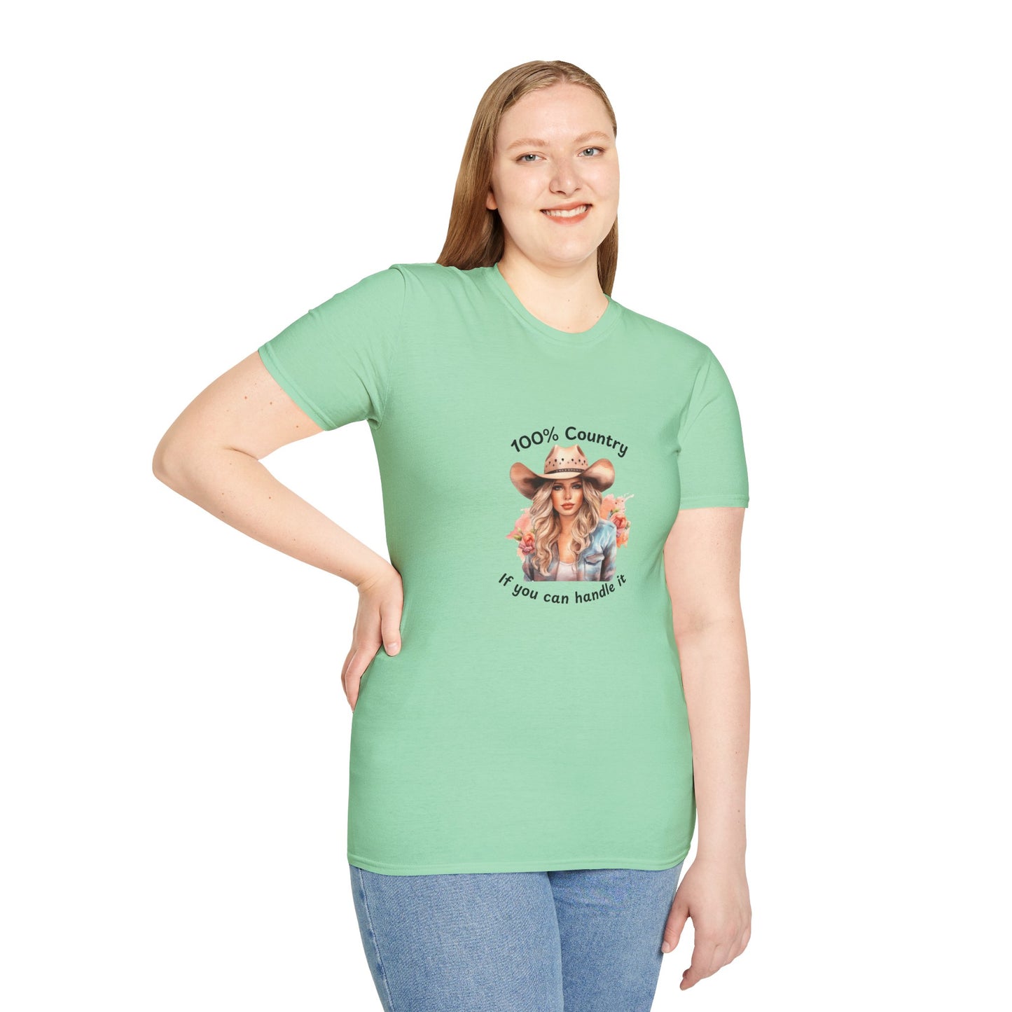 100% Country Softstyle T-Shirt