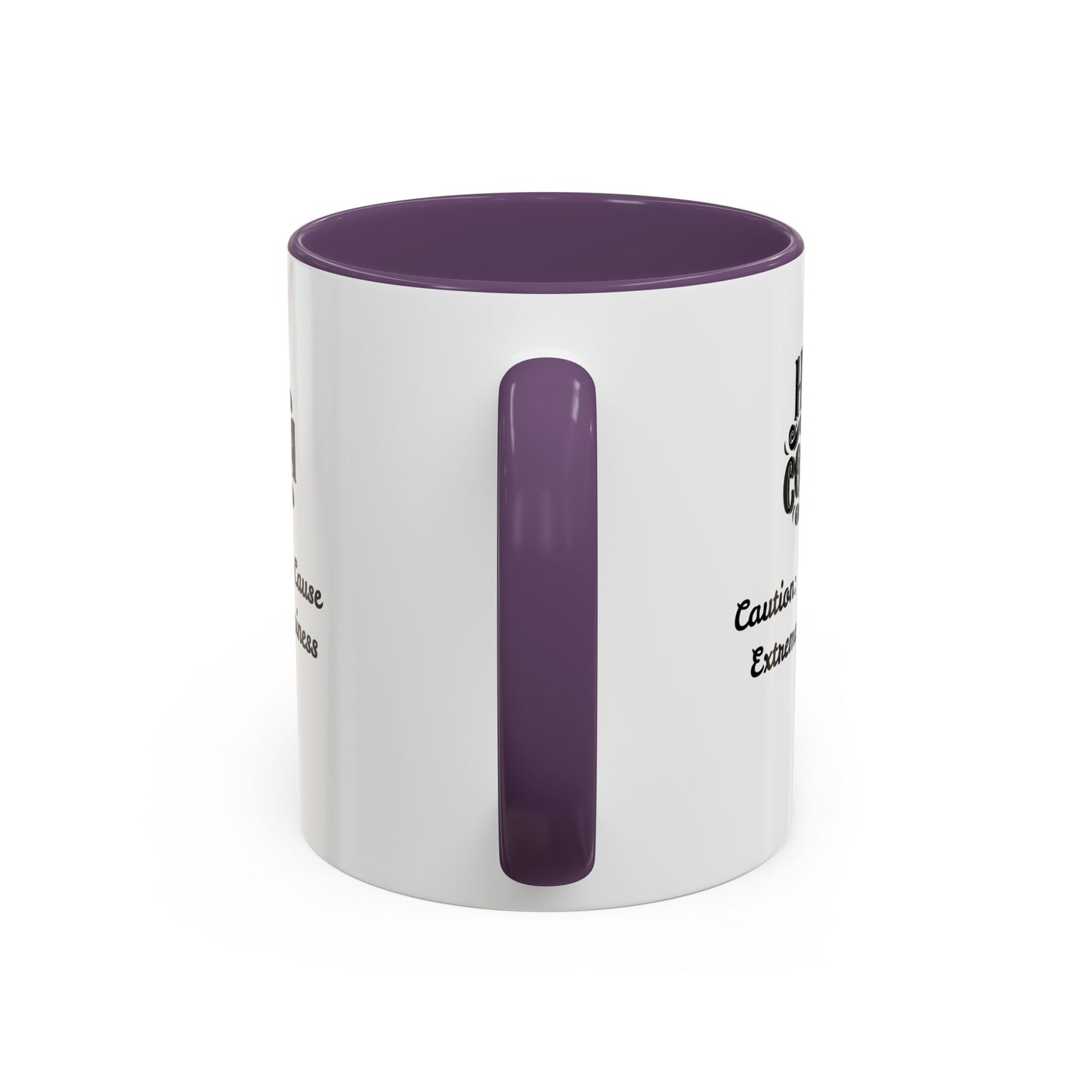Funny Accent Hot Cocoa Mug - Caution: May Cause Extreme Happiness