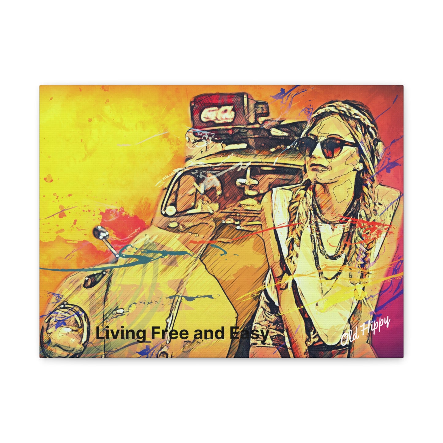 Living Free and Easy Canvas Wall Art