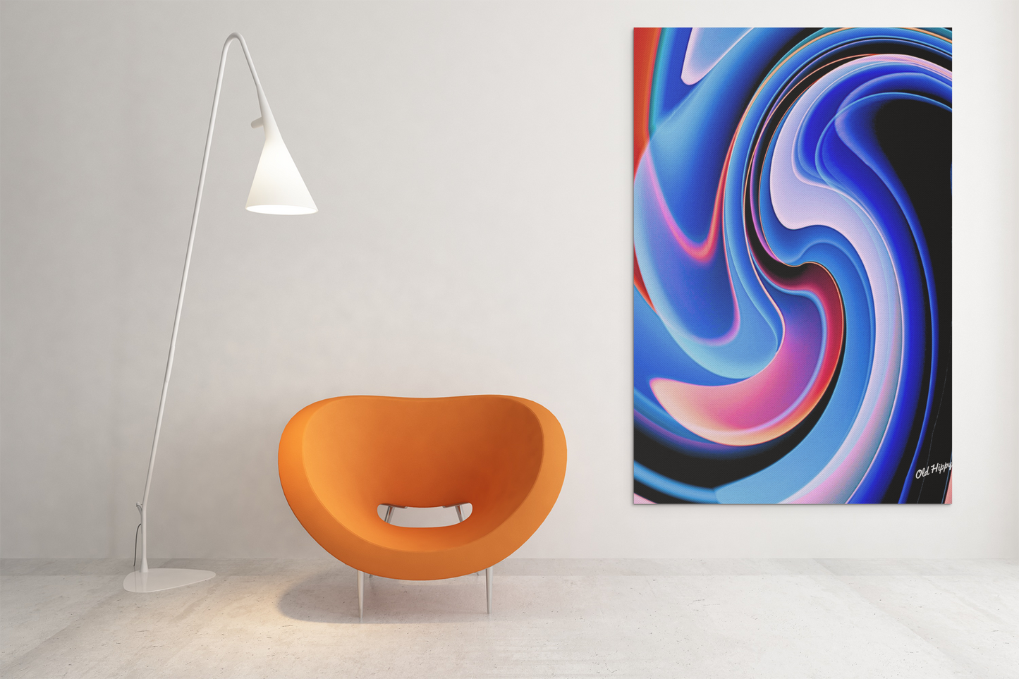 Currents of Creation Archival Giclee Print by Old Hippy