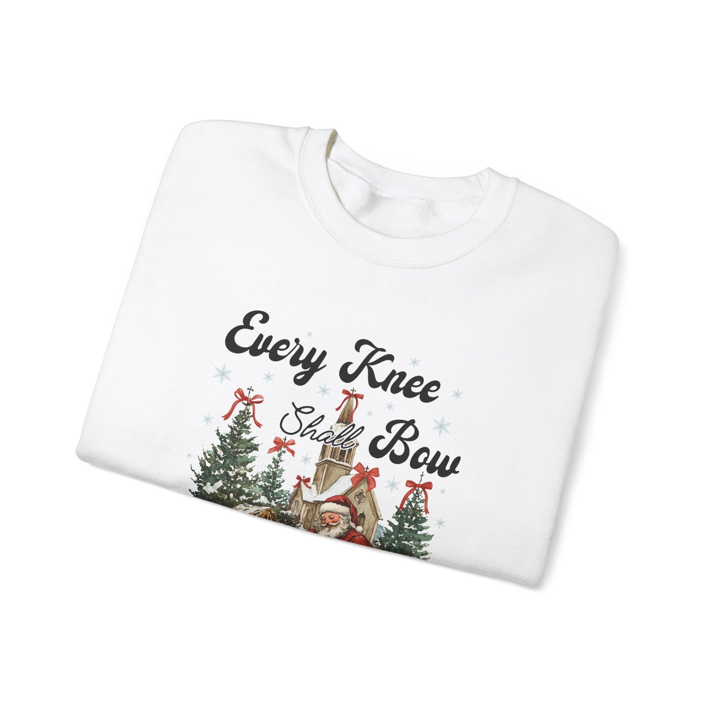 Every Knee Will Bow Philippians 2:10 Unisex Crewneck Sweatshirt