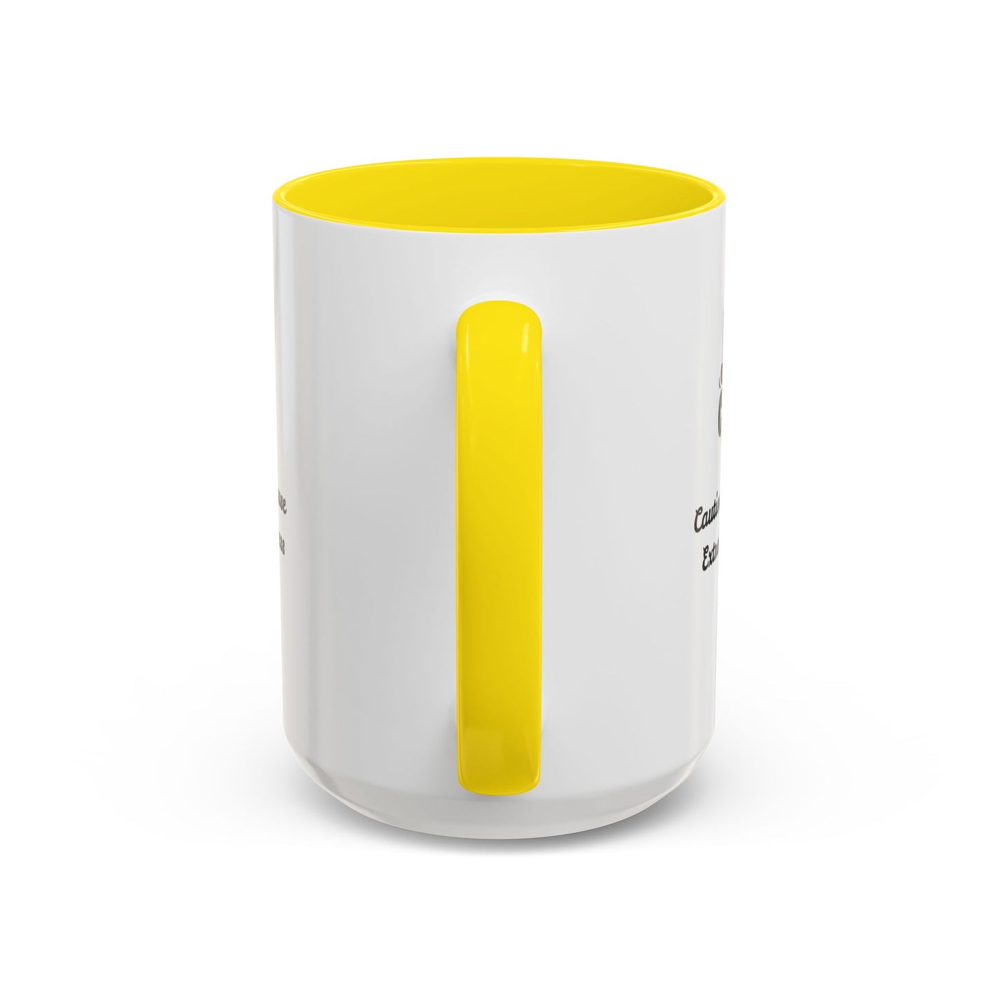 Funny Accent Hot Cocoa Mug - Caution: May Cause Extreme Happiness