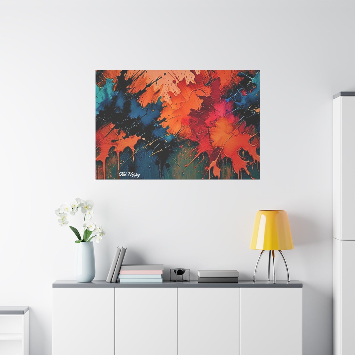 When Love Feels Like Leaving Abstract Canvas Art