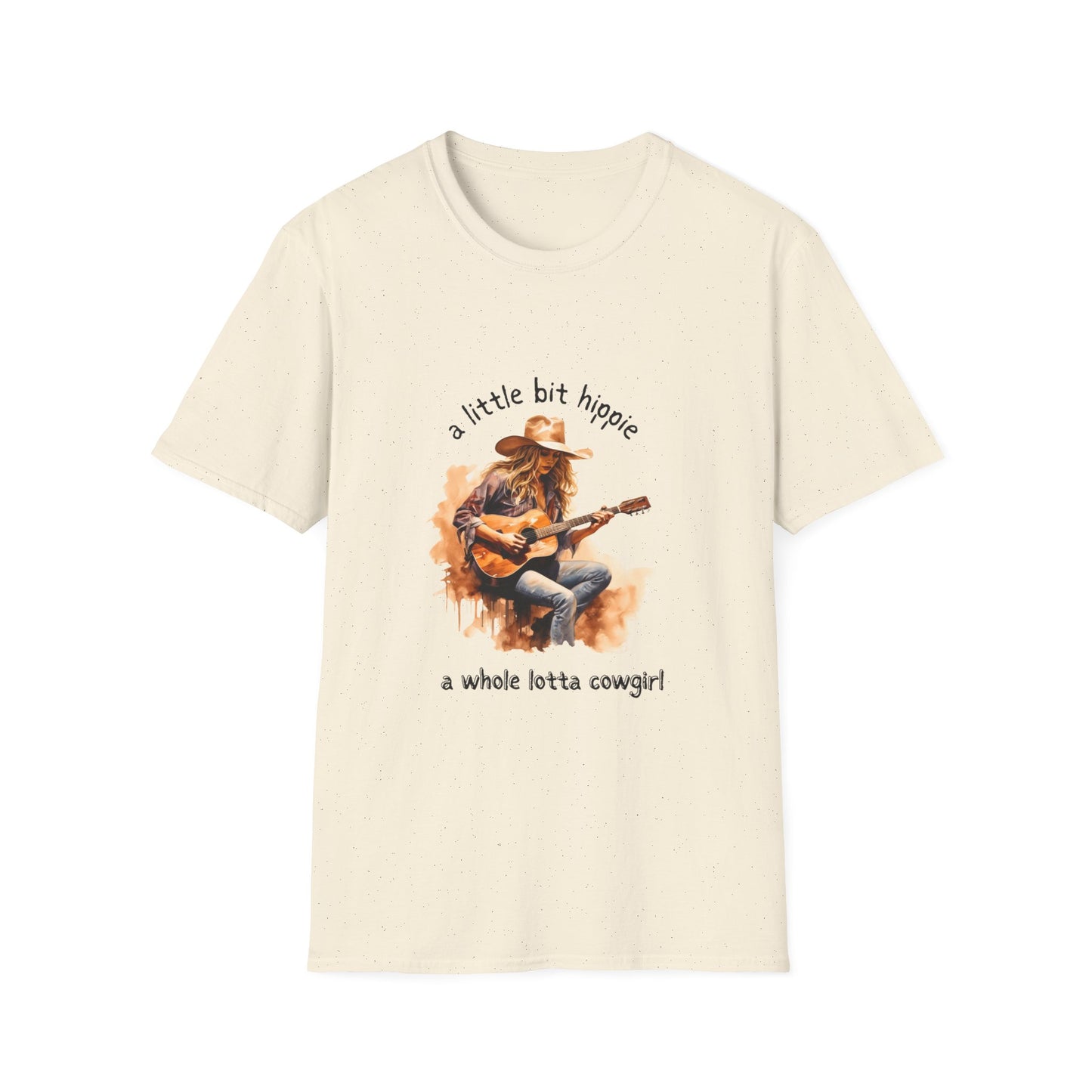 Little Bit Hippie Whole Lotta Cowgirl Softstyle T-Shirt