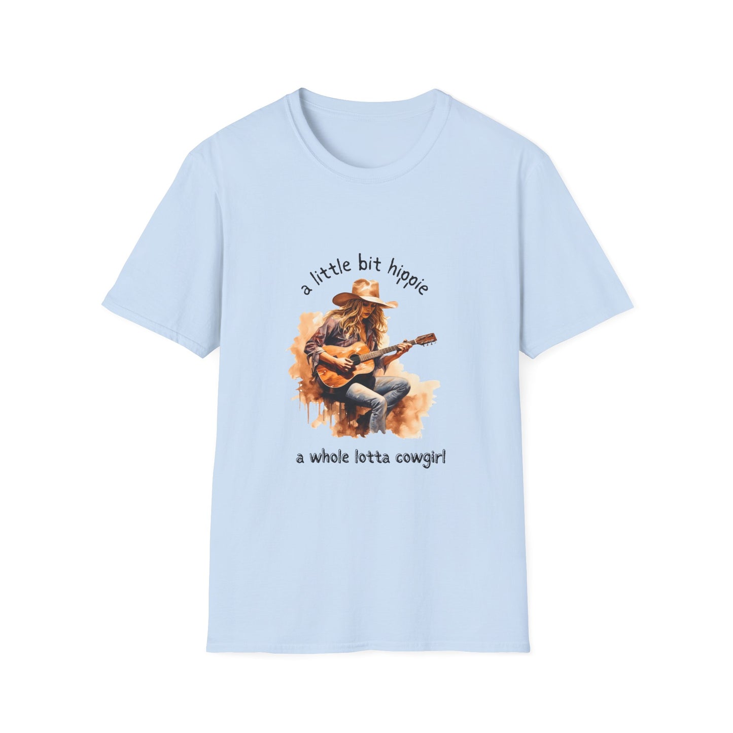 Little Bit Hippie Whole Lotta Cowgirl Softstyle T-Shirt