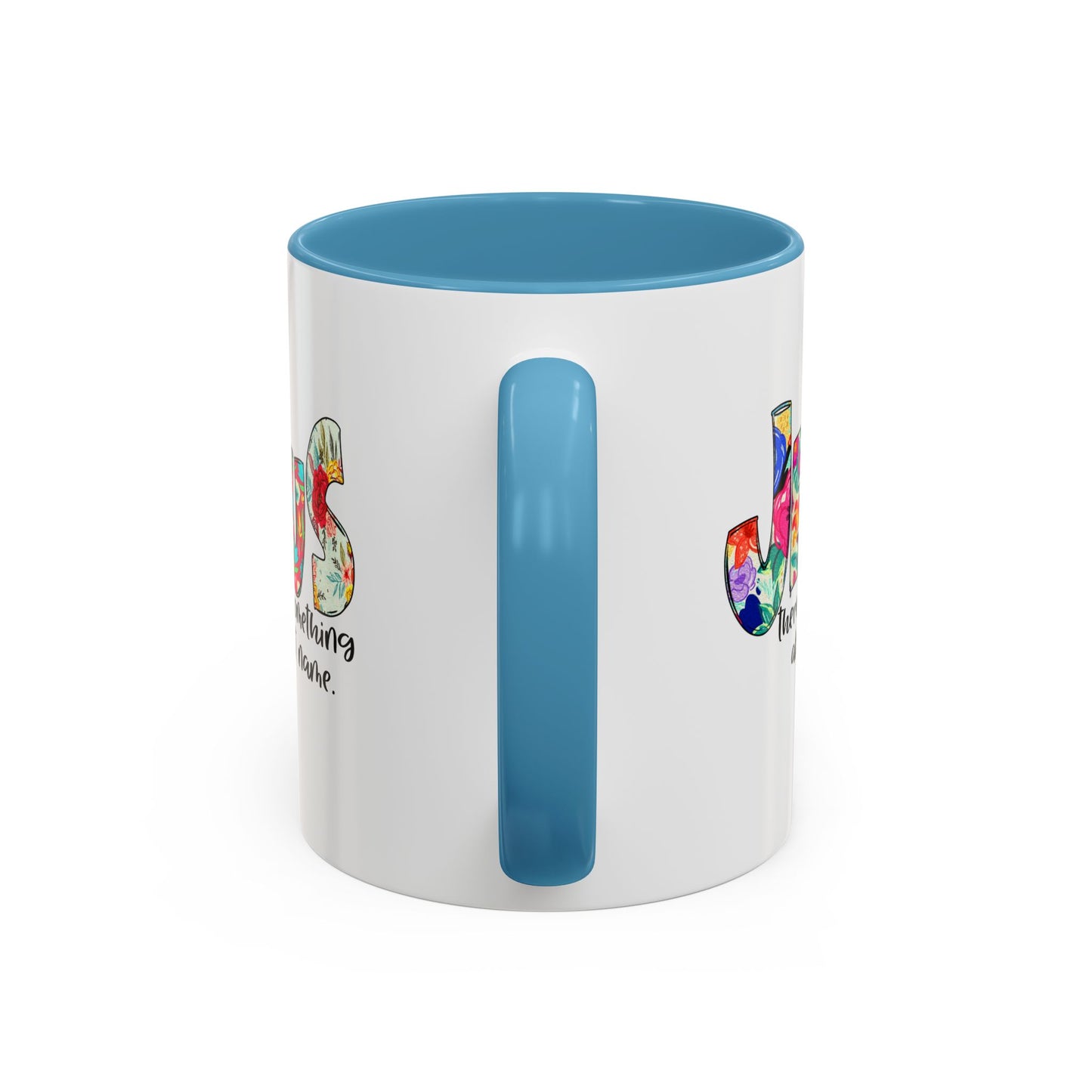 Colorful Jesus Accent Coffee Mug - 11oz & 15oz - Perfect for Faith Lovers