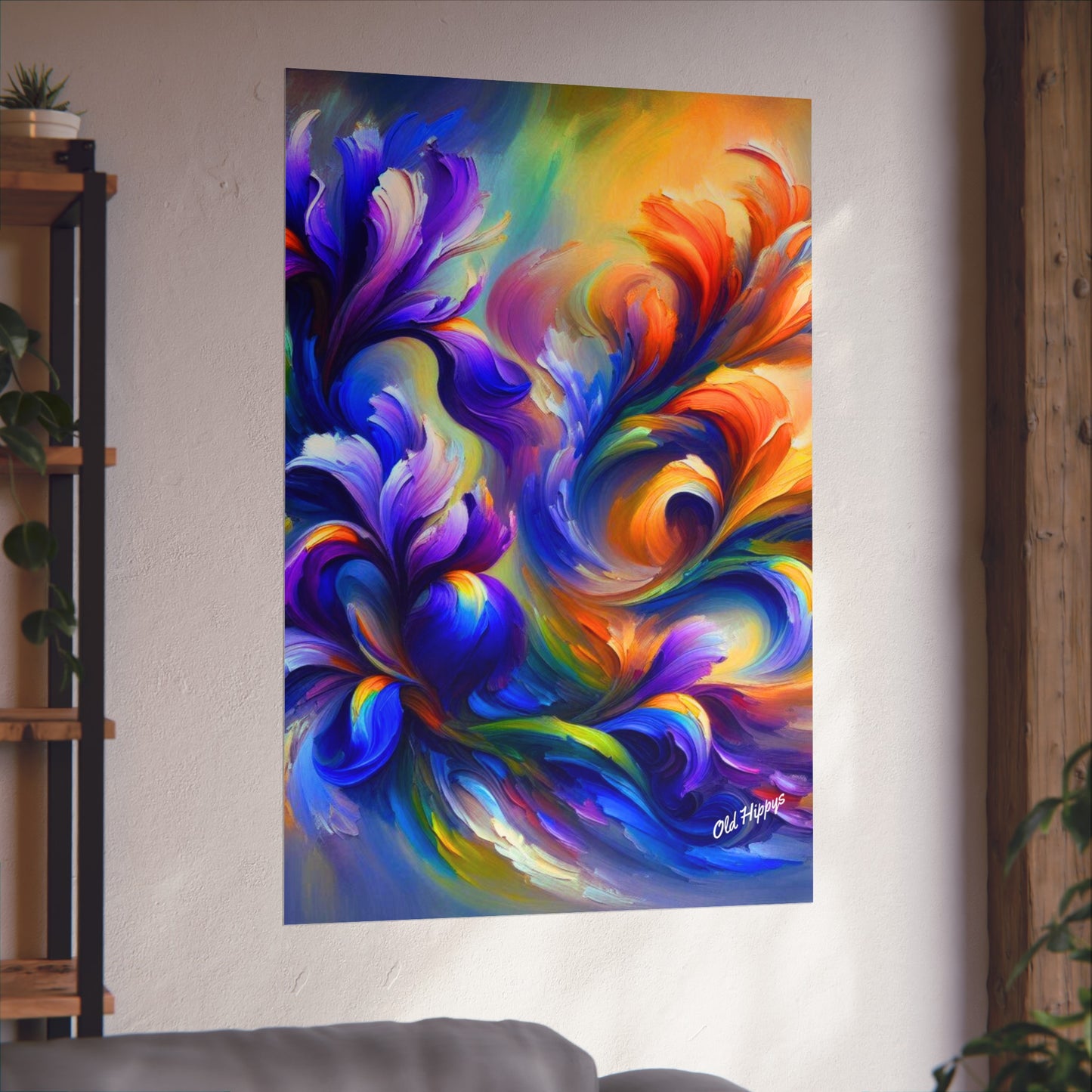 Iris Symphony Fine Art by Old Hippy