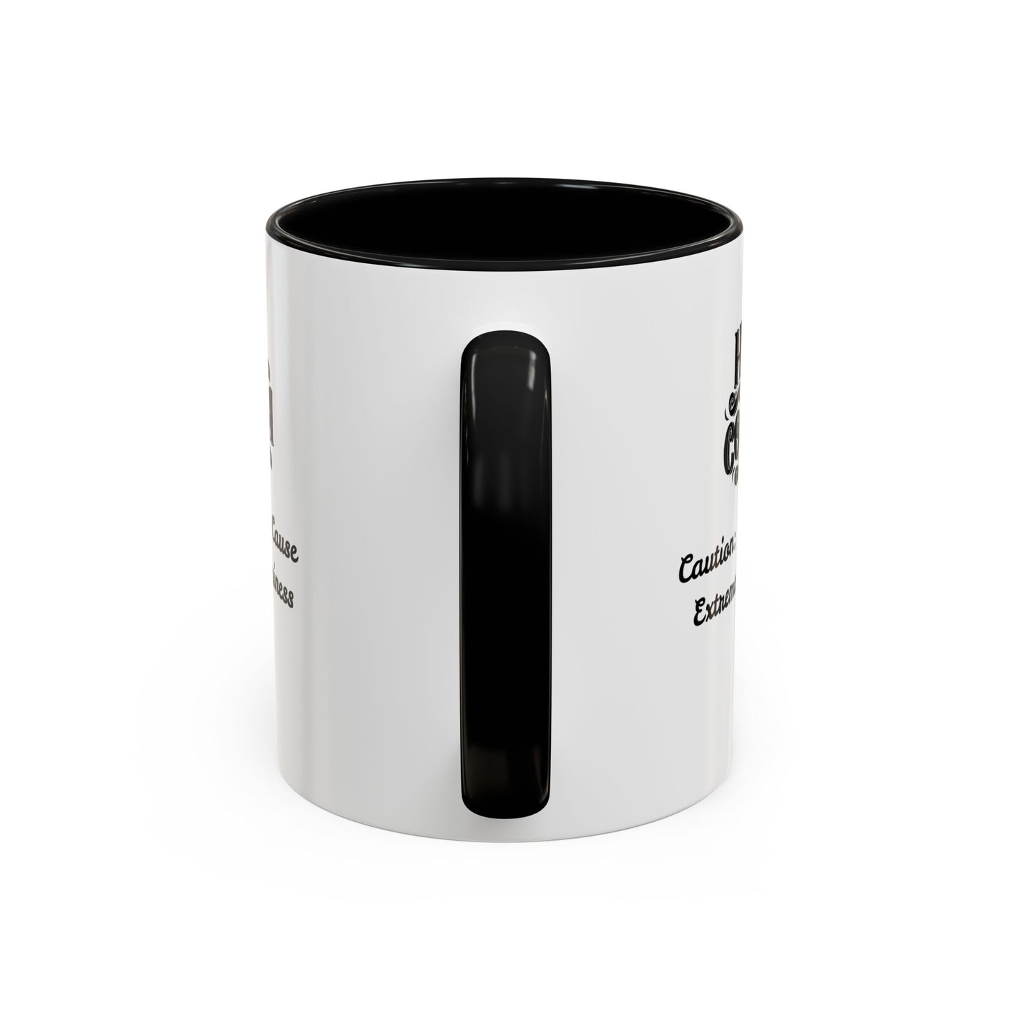 Funny Accent Hot Cocoa Mug - Caution: May Cause Extreme Happiness