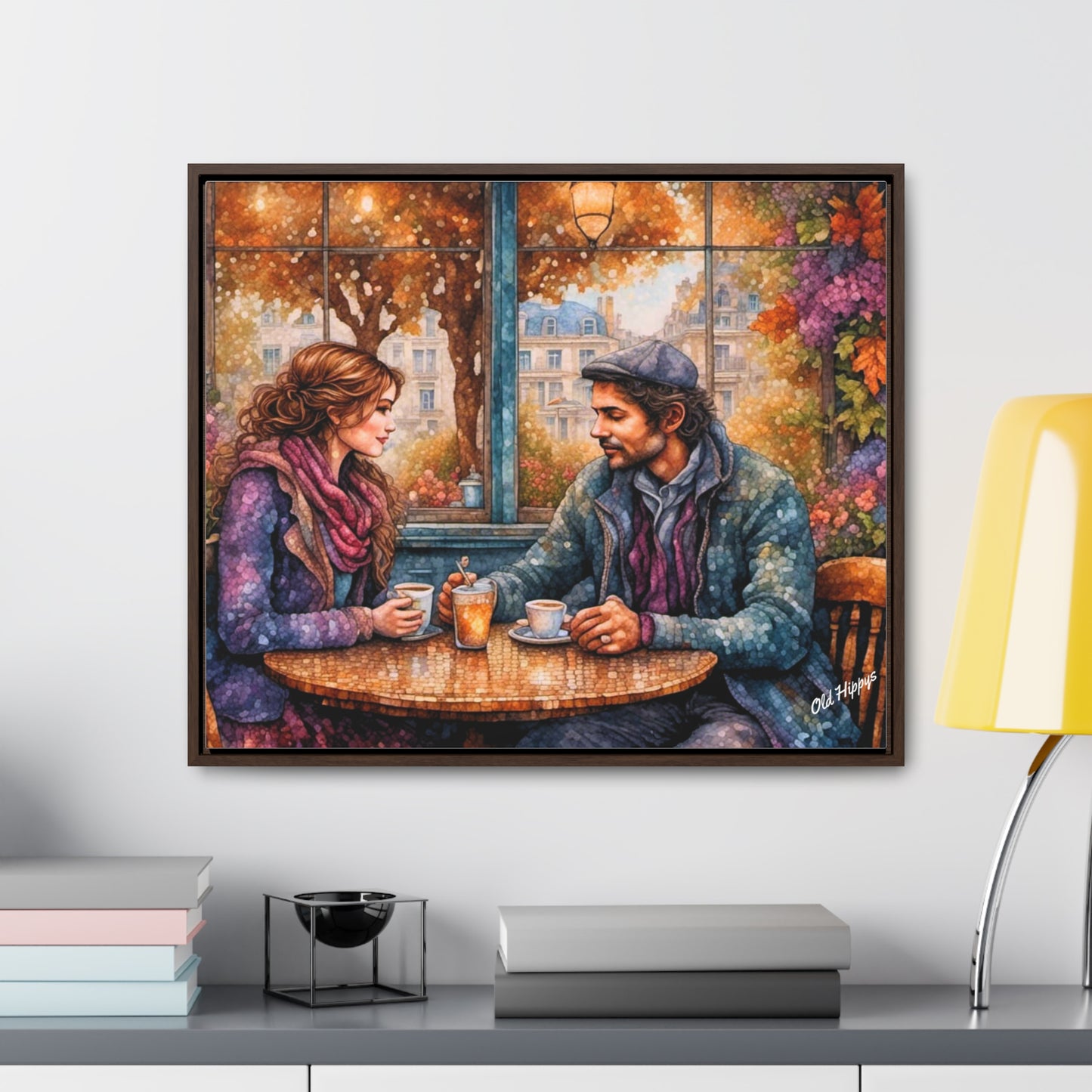 Timeless Romance Wood Framed Canvas Wrap