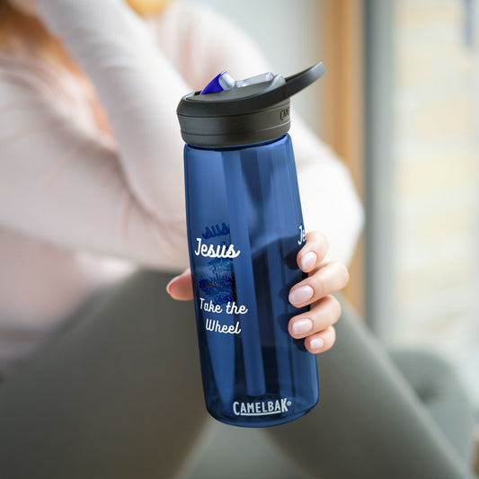 Jesus Take the Wheel Water Bottle - Stylish Hydration