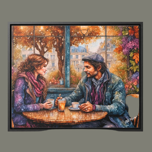 Timeless Romance Wood Framed Canvas Wrap