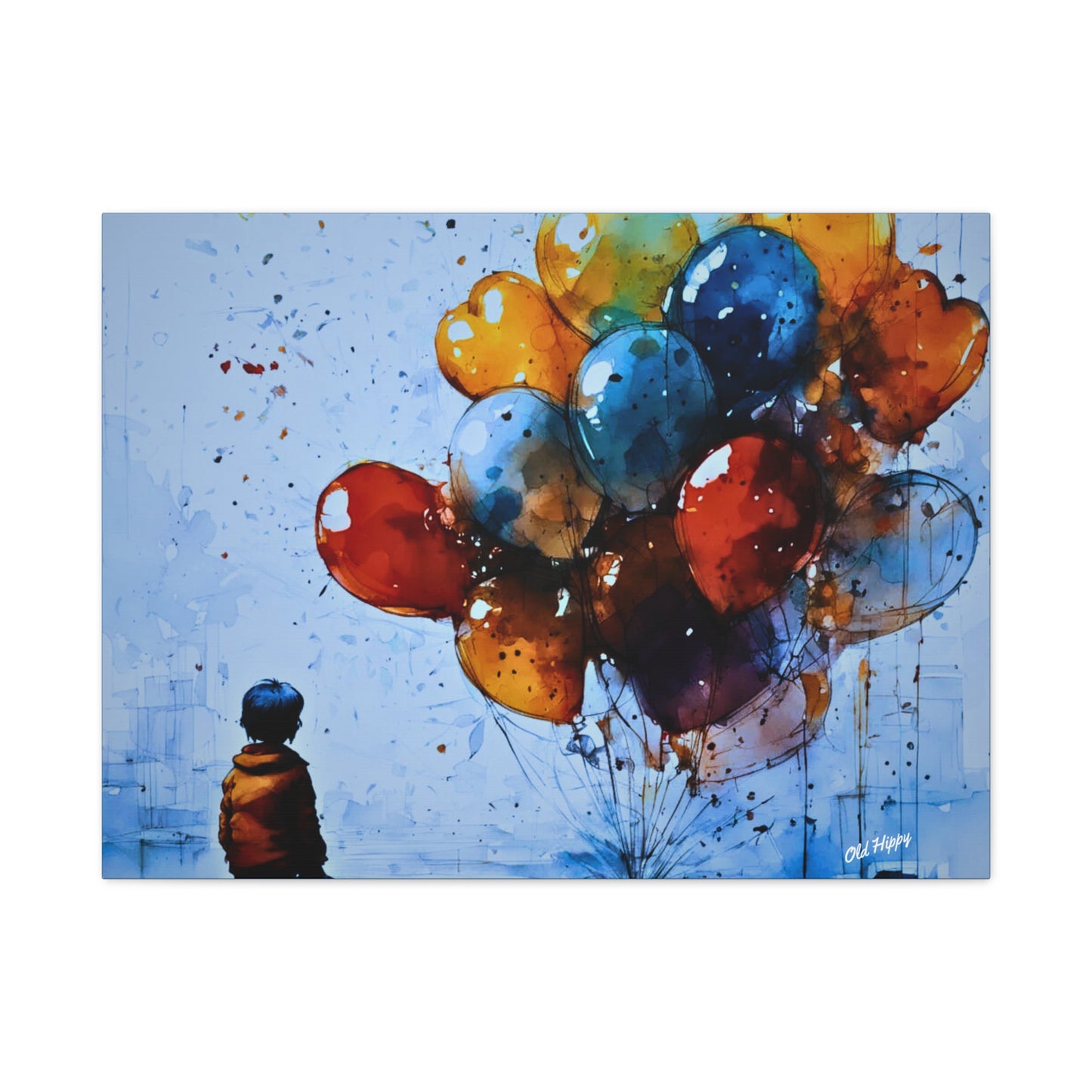 The Dreamer’s Pause Canvas AI Art by Old Hippy