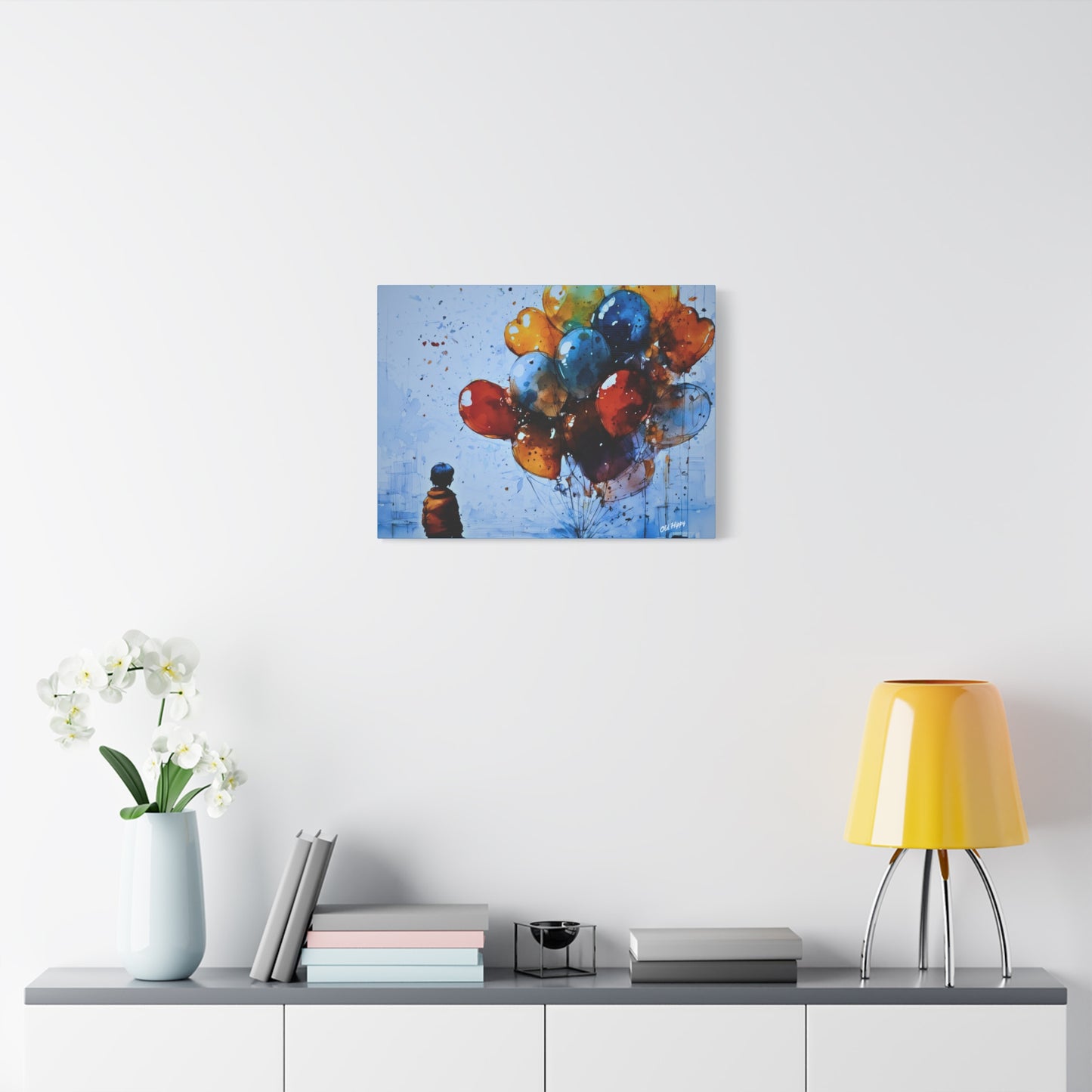 The Dreamer’s Pause Canvas AI Art by Old Hippy