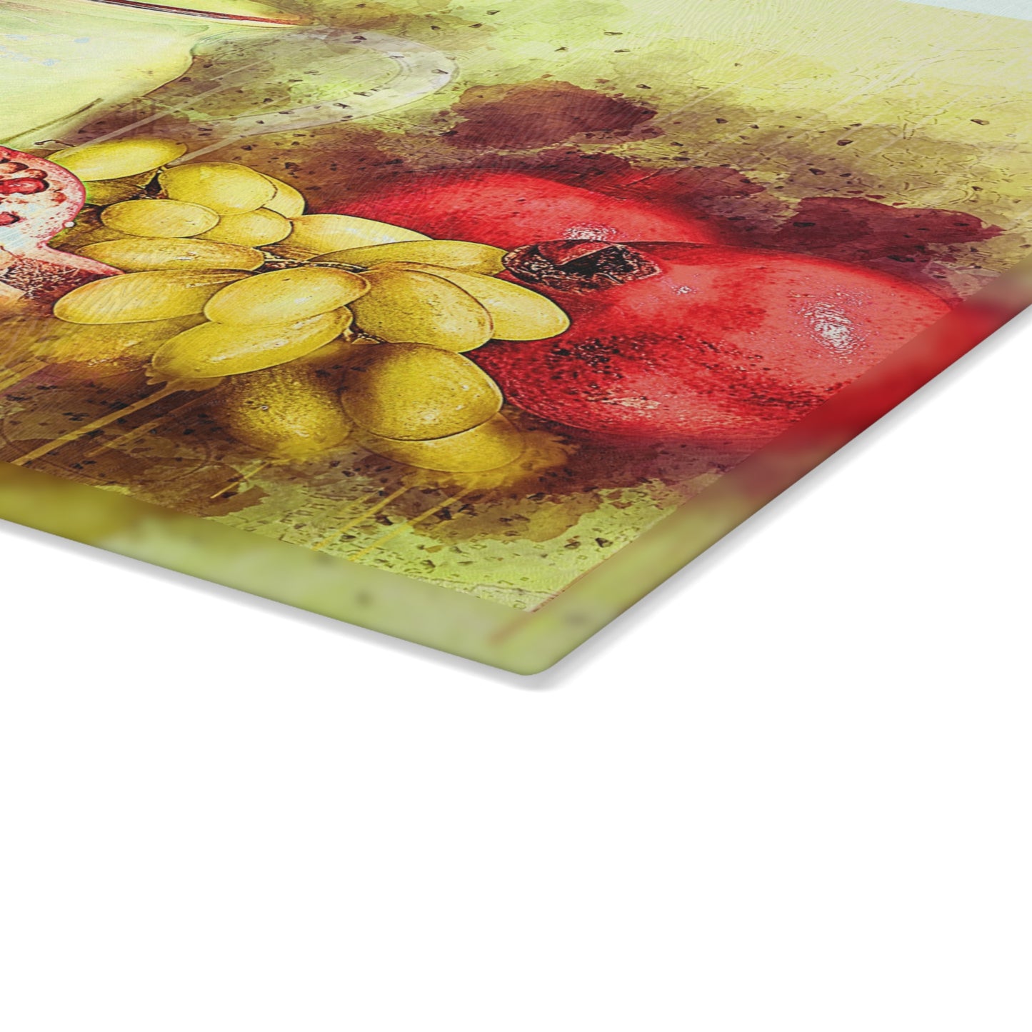 Assorted Fruit Glass Cutting Board