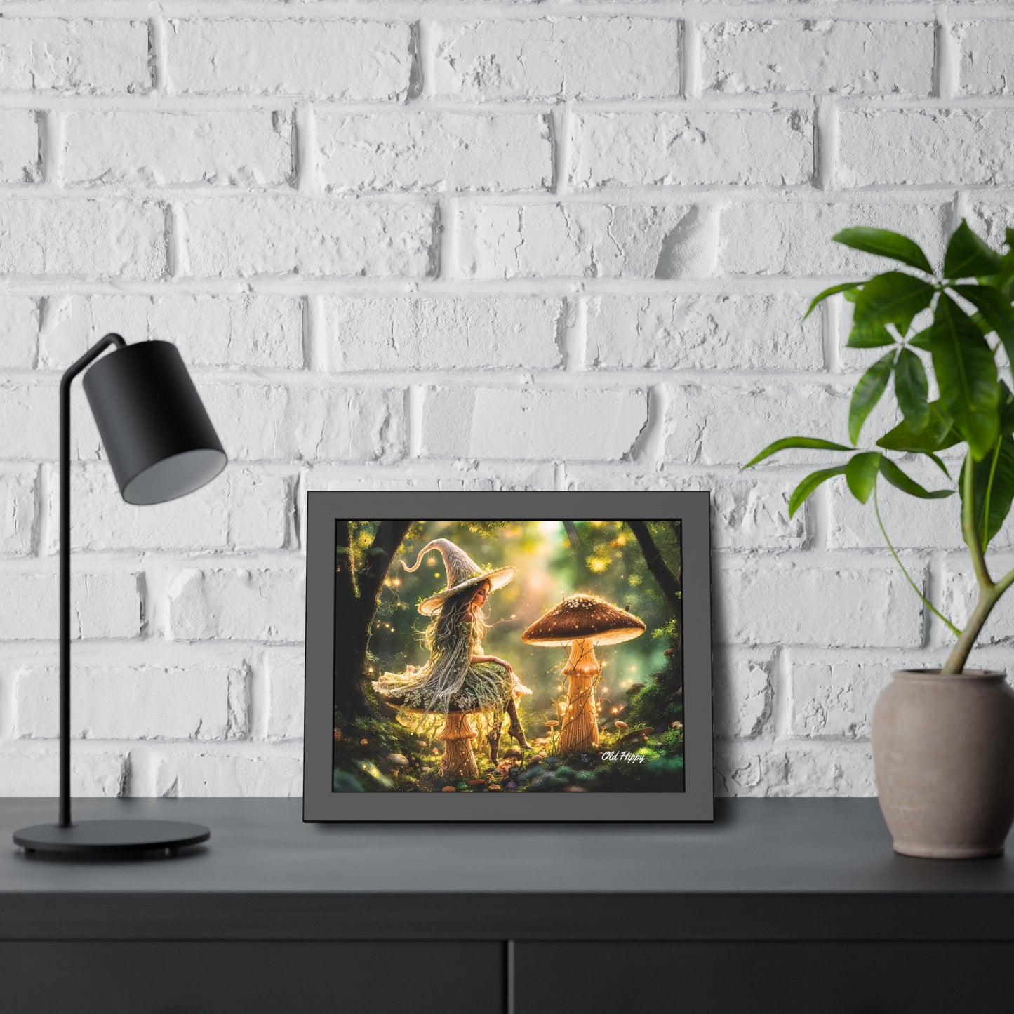 Mistress of the Enchanted Forest Wood Framed Quality Poster Print