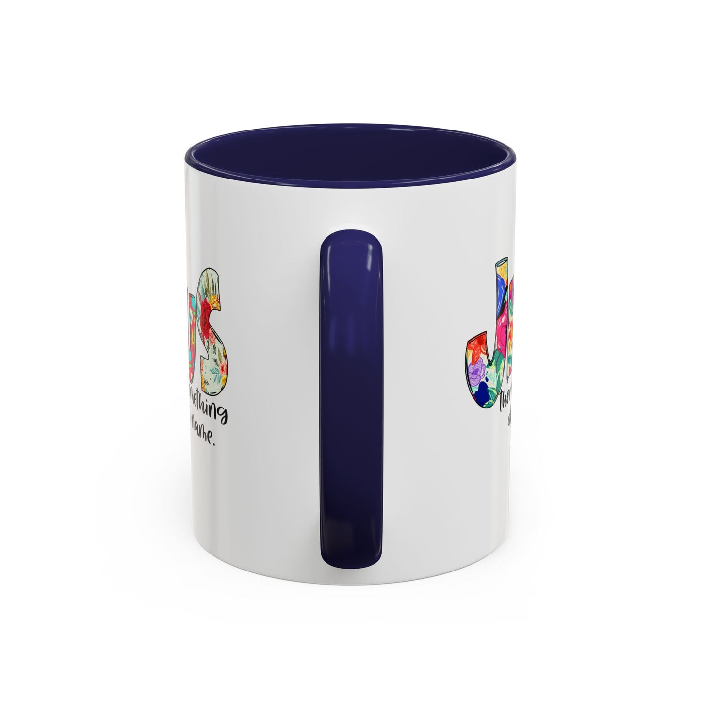 Colorful Jesus Accent Coffee Mug - 11oz & 15oz - Perfect for Faith Lovers