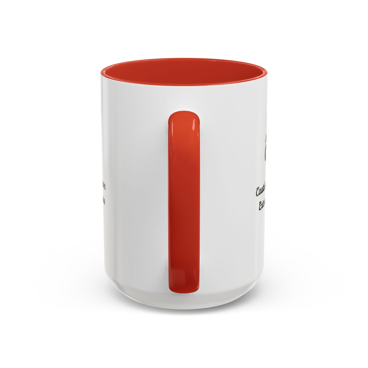 Funny Accent Hot Cocoa Mug - Caution: May Cause Extreme Happiness