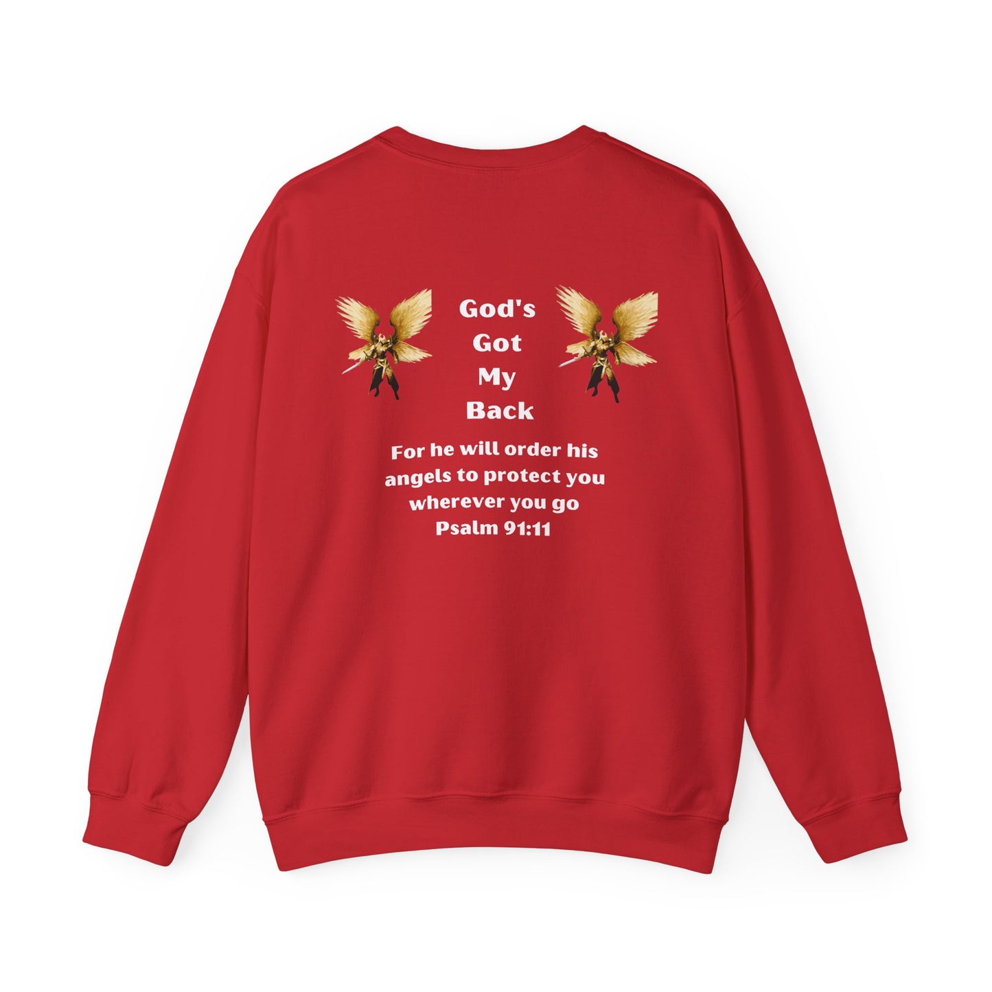 God's Got My Back Crewneck Sweatshirt