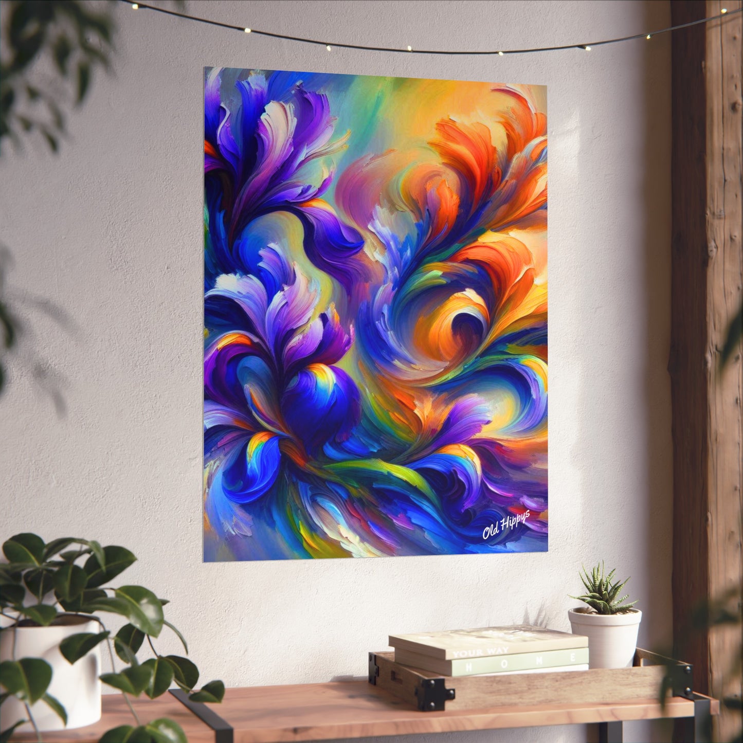 Iris Symphony Fine Art by Old Hippy